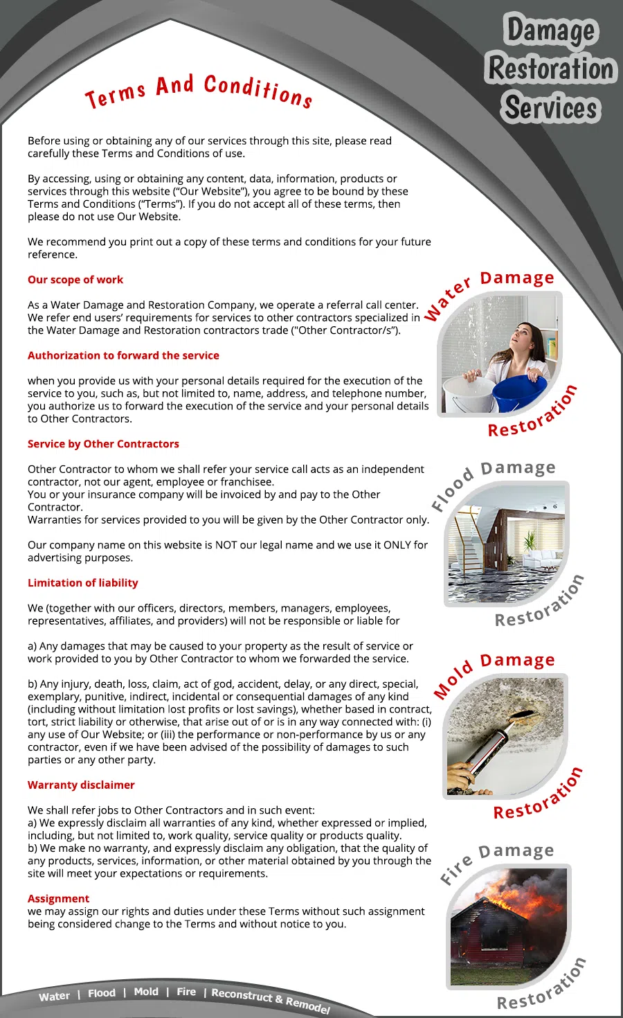 Hollywood Restoration Company Hollywood, FL 954-406-9821